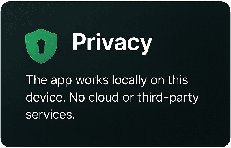 Локальная обработка UI